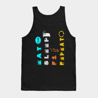 Eat Sleep F1 Repeat Tank Top